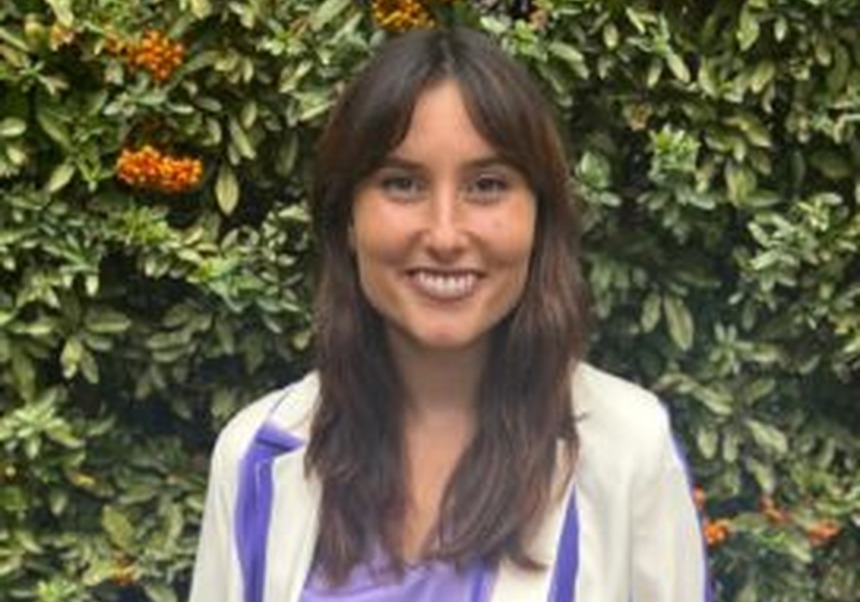 La guardonada Dra. Cristina Expósito-Álvarez